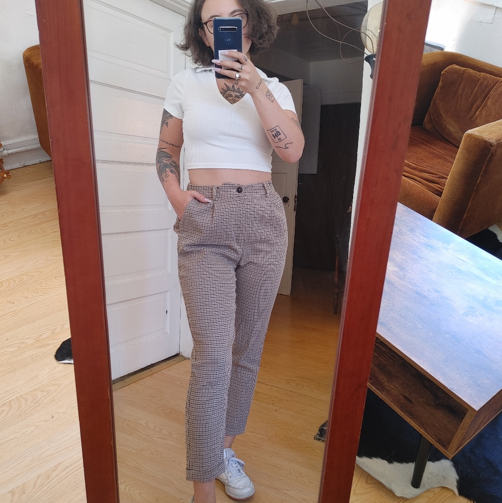 Plaid Trousers